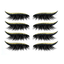 Laden Sie das Bild in den Galerie-Viewer, Wiederverwendbare Eyeliner und Wimpernaufkleber