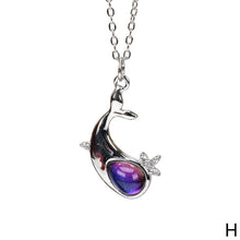 Laden Sie das Bild in den Galerie-Viewer, Süße einfache Wal Halskette