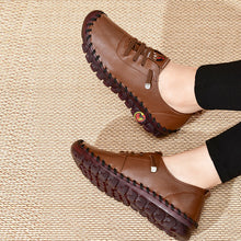 Laden Sie das Bild in den Galerie-Viewer, Handgefertigte Damen Weiche Sohle Bequeme Freizeitschuhe