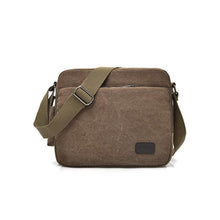 Laden Sie das Bild in den Galerie-Viewer, Herr Vintage Schultertasche aus Segeltuch