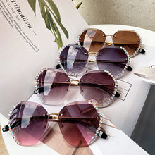 Laden Sie das Bild in den Galerie-Viewer, Diamant Sechseck Sonnenbrille