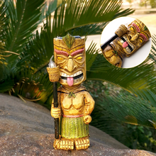 Laden Sie das Bild in den Galerie-Viewer, Solare Primitive Tribal-Skulptur Aus Harz