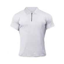 Laden Sie das Bild in den Galerie-Viewer, Poloshirt Mit Reißverschluss Für Herren