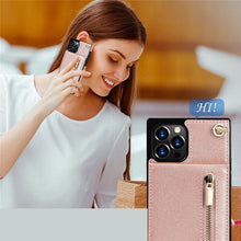 Laden Sie das Bild in den Galerie-Viewer, Modische Diagonale Handyhülle für iPhone (mit Umhängeband)
