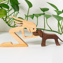 Laden Sie das Bild in den Galerie-Viewer, Tierliebhaber Holzskulptur Tischdekoration