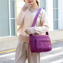 Laden Sie das Bild in den Galerie-Viewer, Damen lässige diebstahlsichere wasserdichte Umhängetasche mit mehreren Fächern