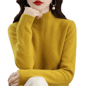 Damen-Pullover mit Stehkragen
