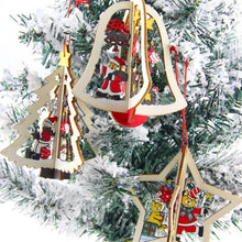 Laden Sie das Bild in den Galerie-Viewer, Weihnachten Anhänger aus Holz