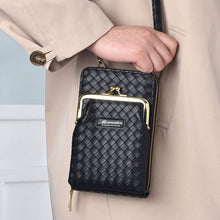 Laden Sie das Bild in den Galerie-Viewer, Einfache Mini-Umhängetasche mit doppeltem Reißverschluss