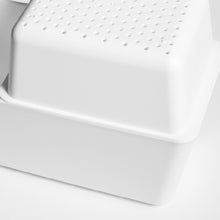 Laden Sie das Bild in den Galerie-Viewer, Quadratische Entleerbare Doppellagige Aufbewahrungsbox