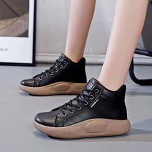 Laden Sie das Bild in den Galerie-Viewer, Damen High Top Freizeitschuhe mit dicken Sohlen