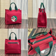 Laden Sie das Bild in den Galerie-Viewer, Niedliche Bären Lunchtasche aus Segeltuch