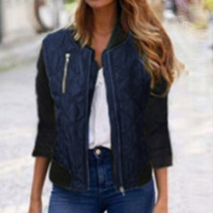 Stylische Jacke mit Reißverschluss