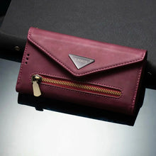 Laden Sie das Bild in den Galerie-Viewer, Handytasche aus Leder in Briefumschlagform