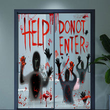 Laden Sie das Bild in den Galerie-Viewer, Blutiger Halloween Fensteraufkleber