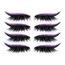 Laden Sie das Bild in den Galerie-Viewer, Wiederverwendbare Eyeliner und Wimpernaufkleber