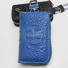 Laden Sie das Bild in den Galerie-Viewer, Schlüsseletui aus Leder mit Krokodilmuster