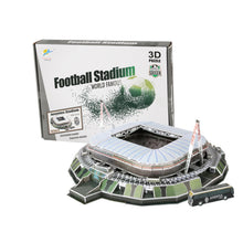 Laden Sie das Bild in den Galerie-Viewer, 3D dreidimensionales Fußballfeld-Puzzle