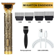 Laden Sie das Bild in den Galerie-Viewer, Vintage Ölkopf Farbverlauf Gravur elektrischen Haarschneider