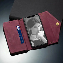 Laden Sie das Bild in den Galerie-Viewer, Handytasche aus Leder in Briefumschlagform