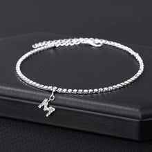 Laden Sie das Bild in den Galerie-Viewer, Damen Vollkristall Fußkettchen