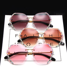 Laden Sie das Bild in den Galerie-Viewer, Diamant Sechseck Sonnenbrille