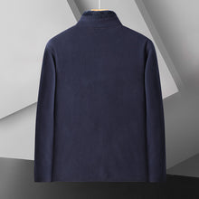 Laden Sie das Bild in den Galerie-Viewer, Wende-Sweatshirt mit Stehkragen aus Fleece