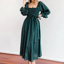 Laden Sie das Bild in den Galerie-Viewer, Gerüschtes Ballonärmelkleid
