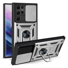 Laden Sie das Bild in den Galerie-Viewer, Linsenschutz Stoßfeste Handyhülle für Samsung