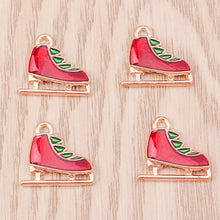 Laden Sie das Bild in den Galerie-Viewer, Weihnachten Schneemann und Schneeflocke Anhänger