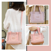 Laden Sie das Bild in den Galerie-Viewer, Einfarbige Mehrschichtige Umhängetasche für Pendler