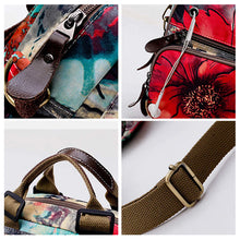 Laden Sie das Bild in den Galerie-Viewer, Multifunktionaler wasserdichter Rucksack mit Blumendruck