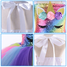 Laden Sie das Bild in den Galerie-Viewer, Beleuchtetes Einhorn Prinzessinnenkleid