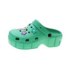 Laden Sie das Bild in den Galerie-Viewer, Atmungsaktive Plateausandalen mit Blumenmuster für Damen