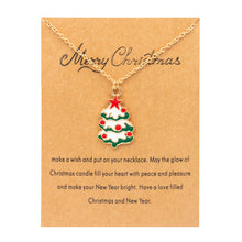 Laden Sie das Bild in den Galerie-Viewer, Legierungshalskette der Weihnachtsserie