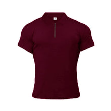 Laden Sie das Bild in den Galerie-Viewer, Poloshirt Mit Reißverschluss Für Herren