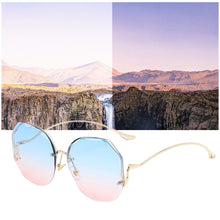 Laden Sie das Bild in den Galerie-Viewer, Randlose Sonnenbrille