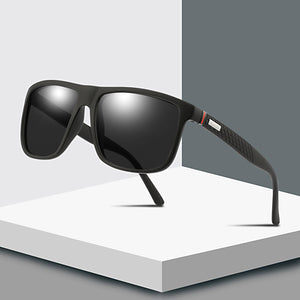 2021 polarisierte Sonnenbrille mit schwarzem Rahmen