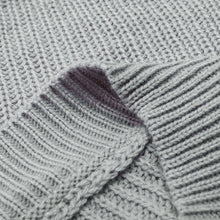 Laden Sie das Bild in den Galerie-Viewer, Strickpullover mit V-Ausschnitt und Ballonärmeln