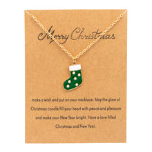 Laden Sie das Bild in den Galerie-Viewer, Legierungshalskette der Weihnachtsserie