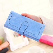 Laden Sie das Bild in den Galerie-Viewer, Damen Vintage gefrostete Brieftasche