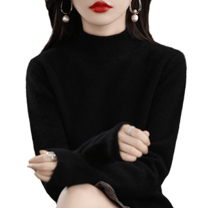 Damen-Pullover mit Stehkragen