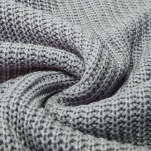 Laden Sie das Bild in den Galerie-Viewer, Strickpullover mit V-Ausschnitt und Ballonärmeln