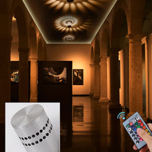 Laden Sie das Bild in den Galerie-Viewer, Kreative Kunstmodellierung LED Wandleuchte mit Fernbedienung