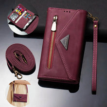 Laden Sie das Bild in den Galerie-Viewer, Handytasche aus Leder in Briefumschlagform