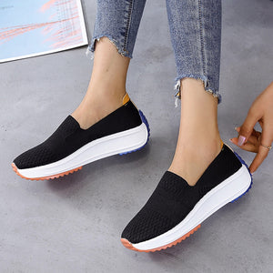 Damen Frühling und Herbst bequeme Freizeitschuhe