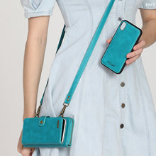 Laden Sie das Bild in den Galerie-Viewer, Multifunktionale Handytasche Umhängetasche für Samsung