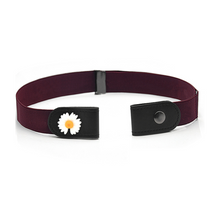 Laden Sie das Bild in den Galerie-Viewer, Schnallenfreie Elastische Gänseblümchen-Taillengürtel