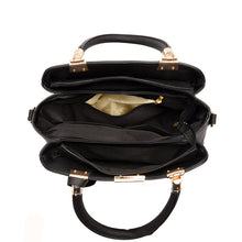 Laden Sie das Bild in den Galerie-Viewer, Bequeme einfarbige Damenhandtasche mit großem Fassungsvermögen