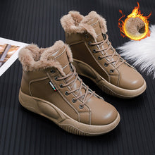 Laden Sie das Bild in den Galerie-Viewer, Damen High Top Freizeitschuhe mit dicken Sohlen